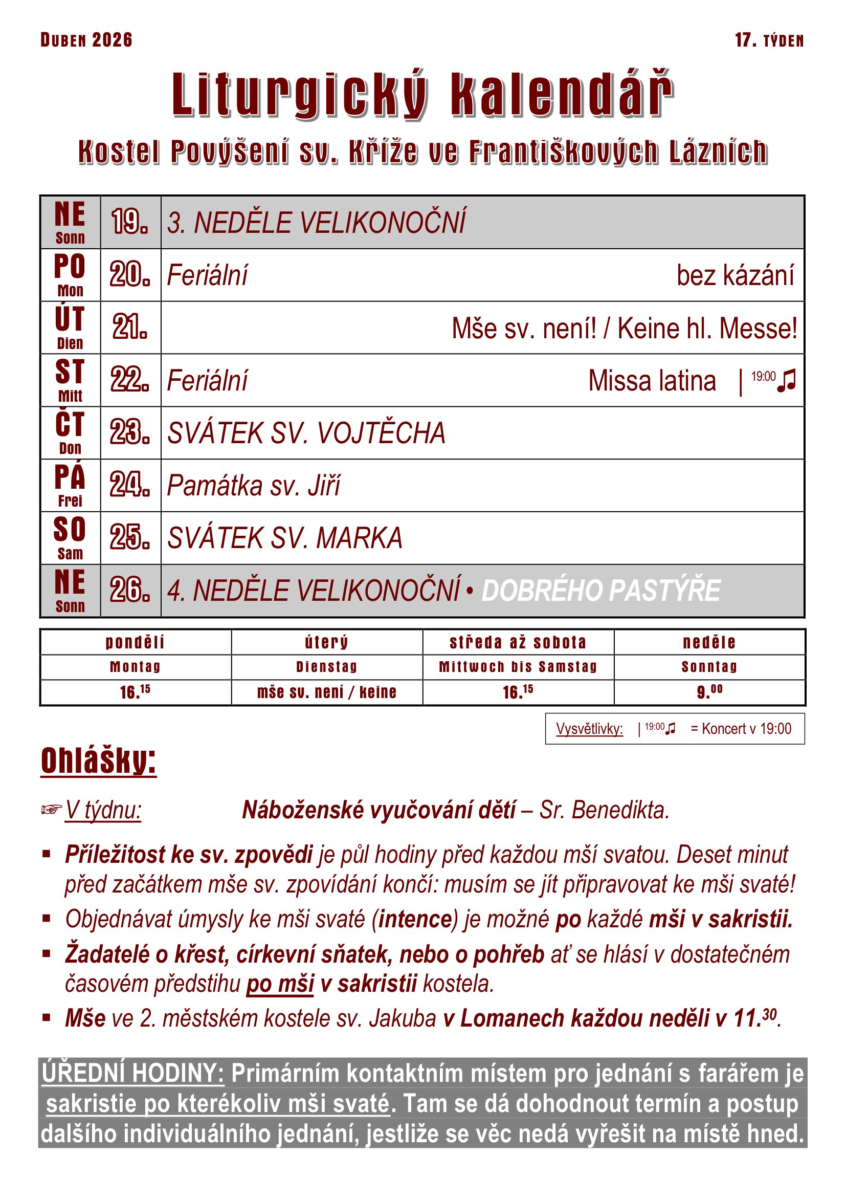 17. liturgický týden