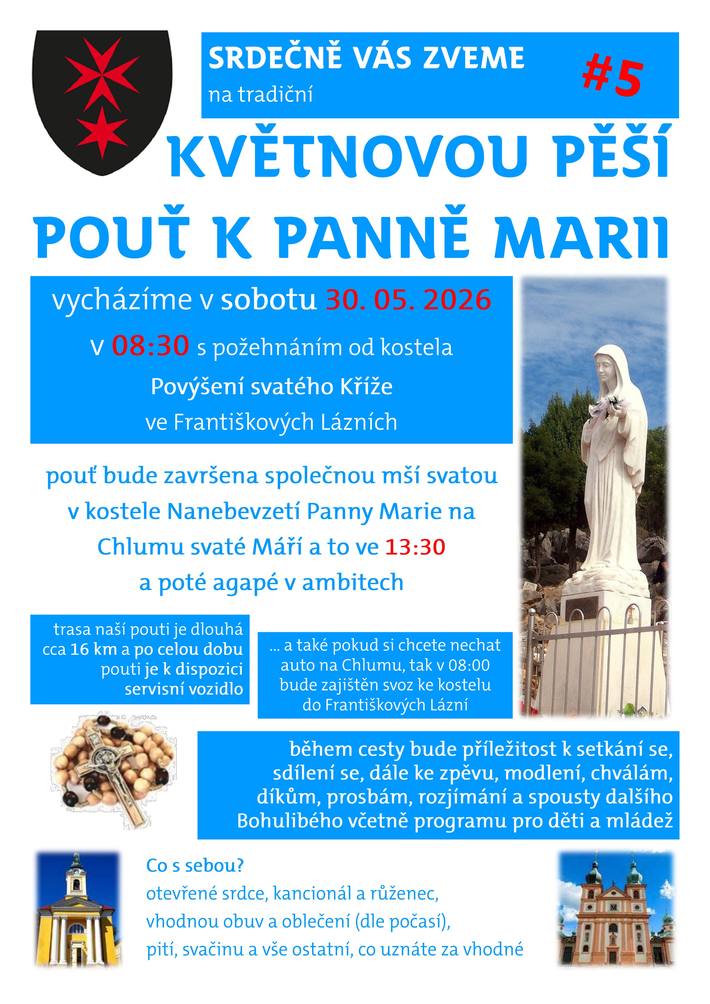 Pěší pouť na Chlum sv. Máří