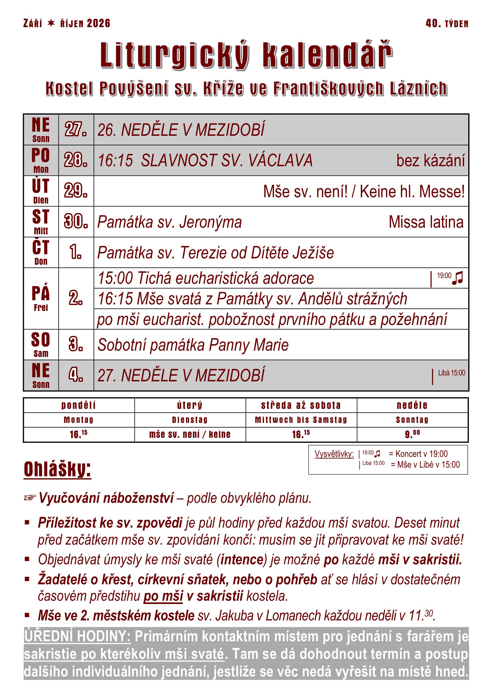 39. liturgický týden