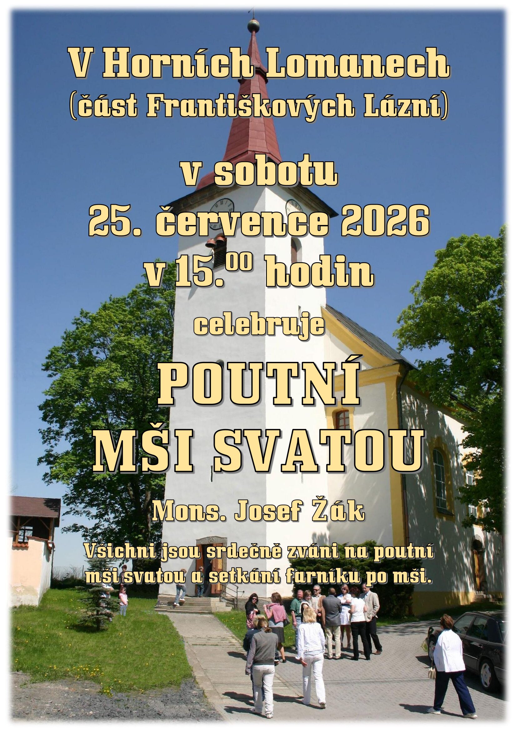 Poutná mše v kostole sv. Jakuba